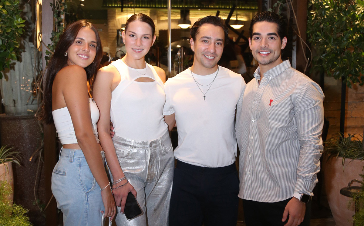 Isabella Garza, Viviana Muñoz, Cristóbal Ríos y Carlos Cázares / Foto: Roberto Alvarado