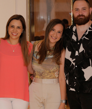 Manuel Cano, Cecy Olvera, Marce González de Meade y Sergio Meade / Foto: Daniel Saldívar