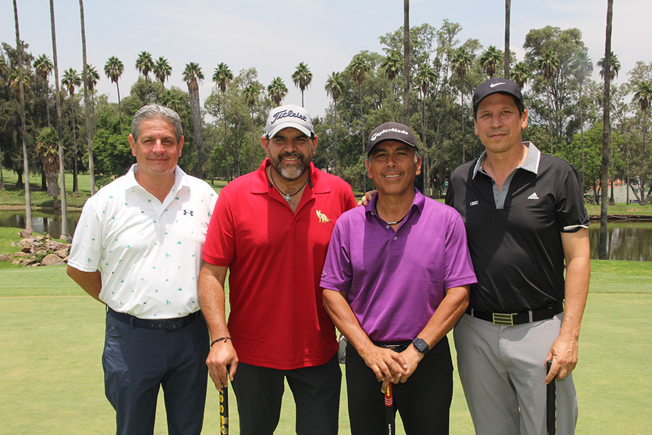 Mauricio Estrada, José Luis Vázquez, Javier Cuevas y Gerardo Sánchez