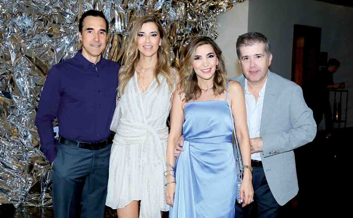 Salvador Canales., Norela Rousseau, Ludy González de Morales y Héctor Morales / Fotos: Omar Valdez