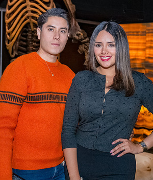 Jesús Aguirre y Alondra Jiménez