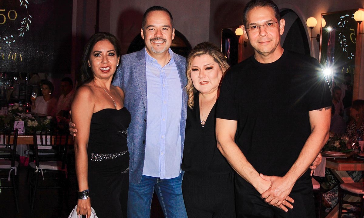 BERTHA JUÁREZ, RUBÉN ORTEGA, SILVIA SANTAMARIA Y FLORENCIO HERNÁNDEZ