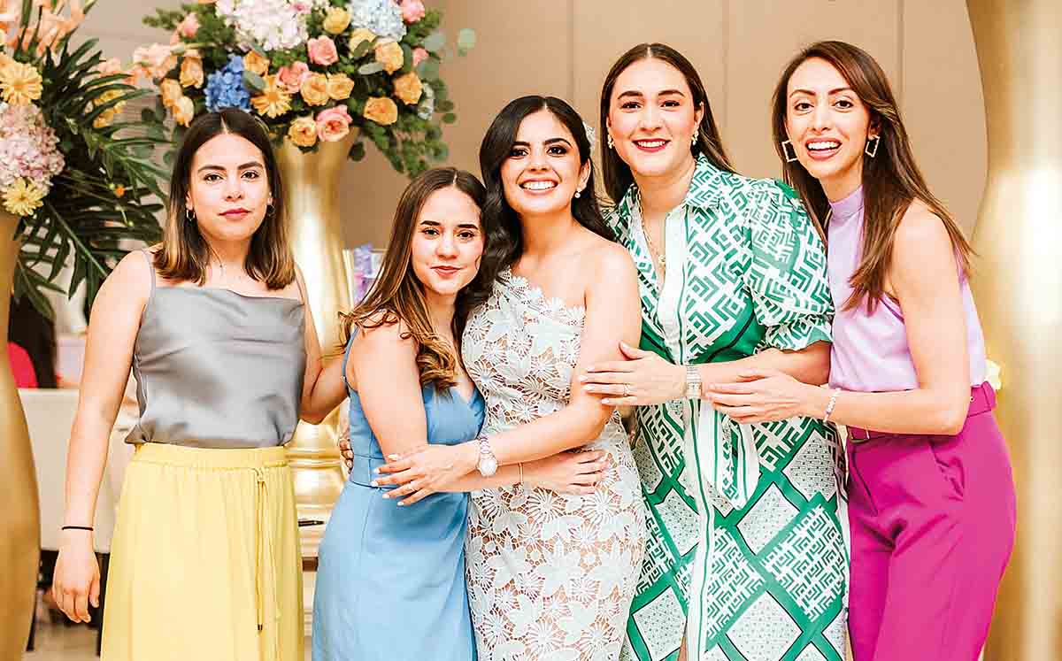 MARIELA GUILLÉN, ANA PAOLA DEL ALAMO, DANIELA DUARTE Y MIREYA NÚÑEZ celebraron junto a MARÍA FERNANDA RODRÍGUEZ de su despedida de soltera