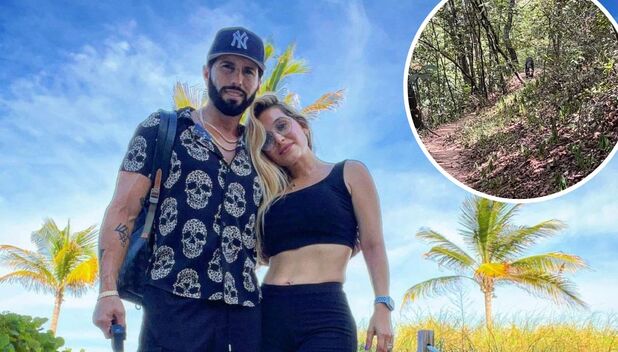 Marcela Mistral reaccona a Poncho de Nigris perseguido por un oso (Foto: Instagram)