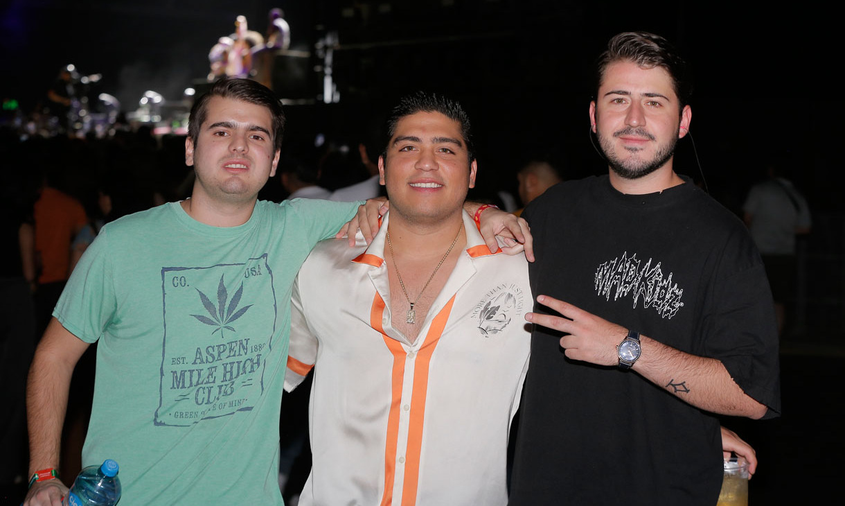 Humberto Zambrano, Julio Vázquez y Adrían De la Garza