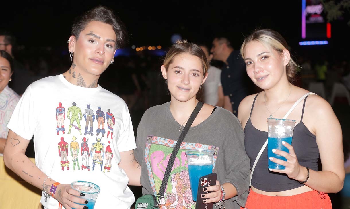 Kunno, Karen Flores y Lluvia Padilla