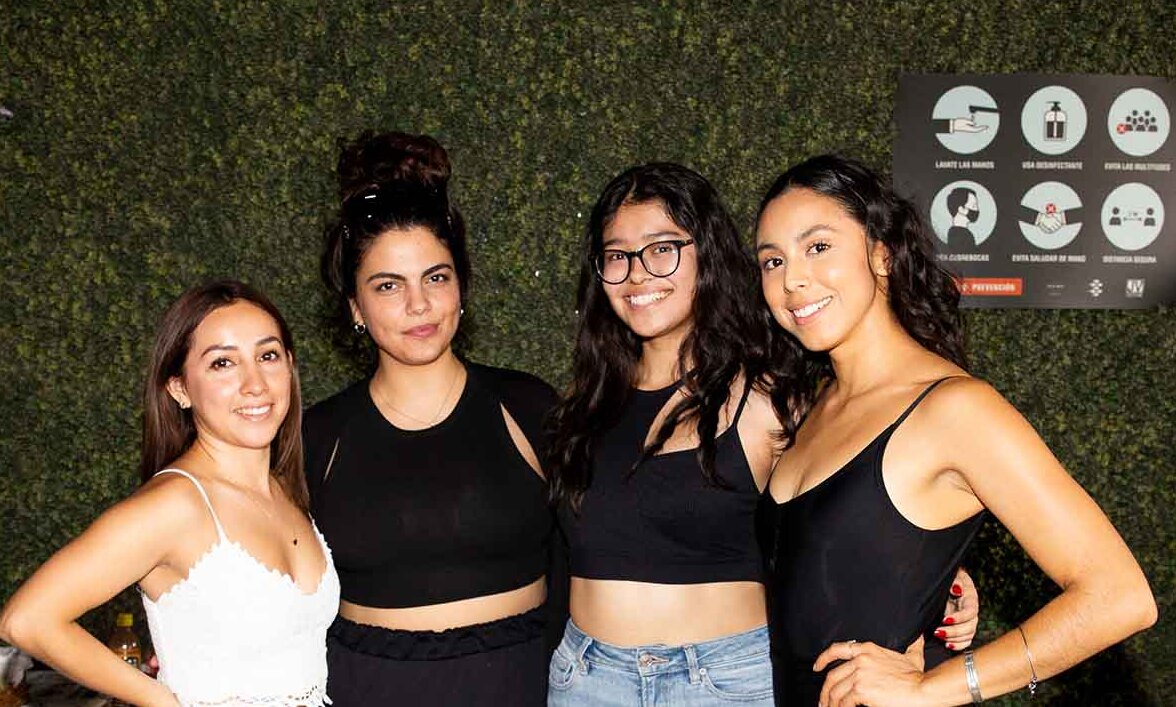 Bethsabe Pérez, Paola Otero, Mónica Rodríguez y Aime Silirood