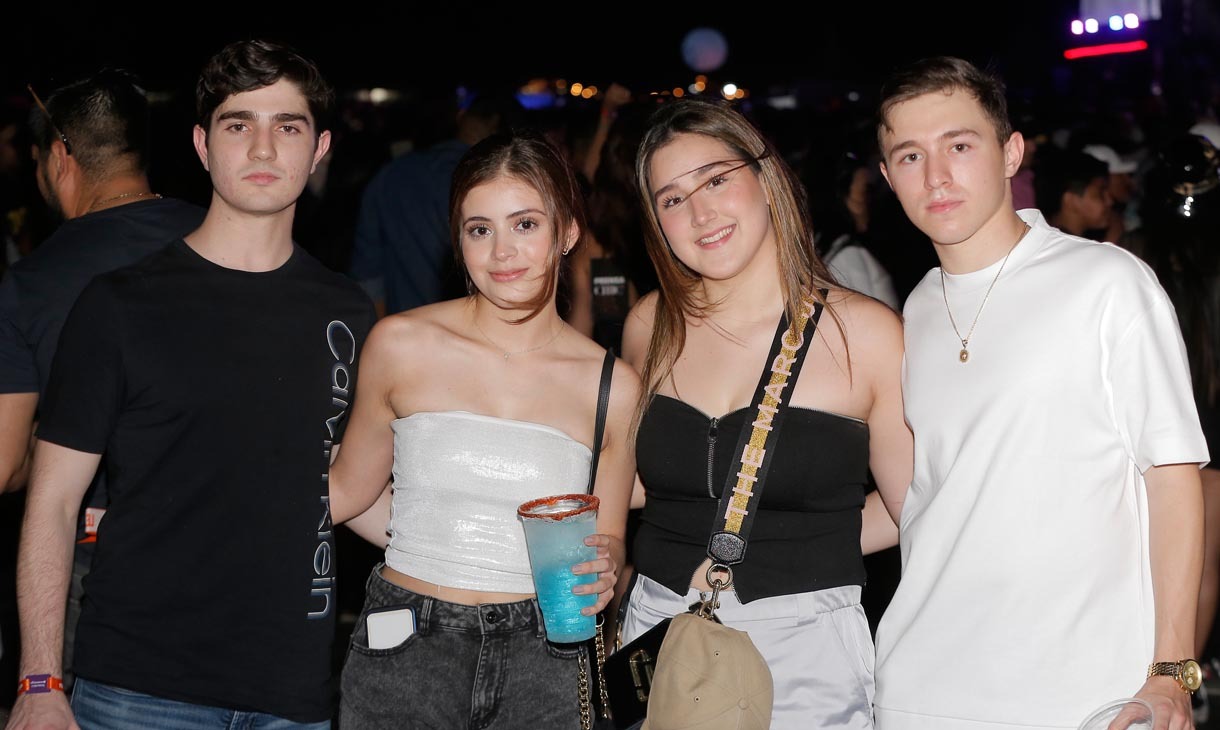 Patricio Garza, Marcela Hernández, Natalia García y Emiliano Aguirre