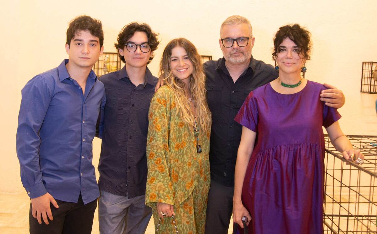 Diego Reyes, Marcelo Reyes, Sofía Reyes, Hernán Reyes y Úrsula Piñeyro. Fotos: Roberto Alvarado