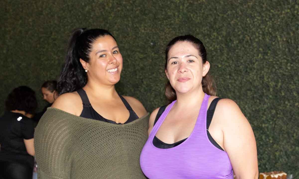 Angie Meléndez y Miriam Fraile