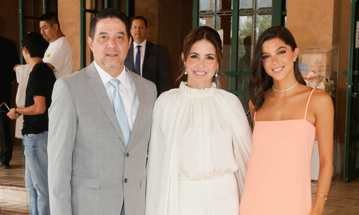 Jorge Rodríguez, Luisa Cantú de Rodríguez y Eugenia Rodríguez