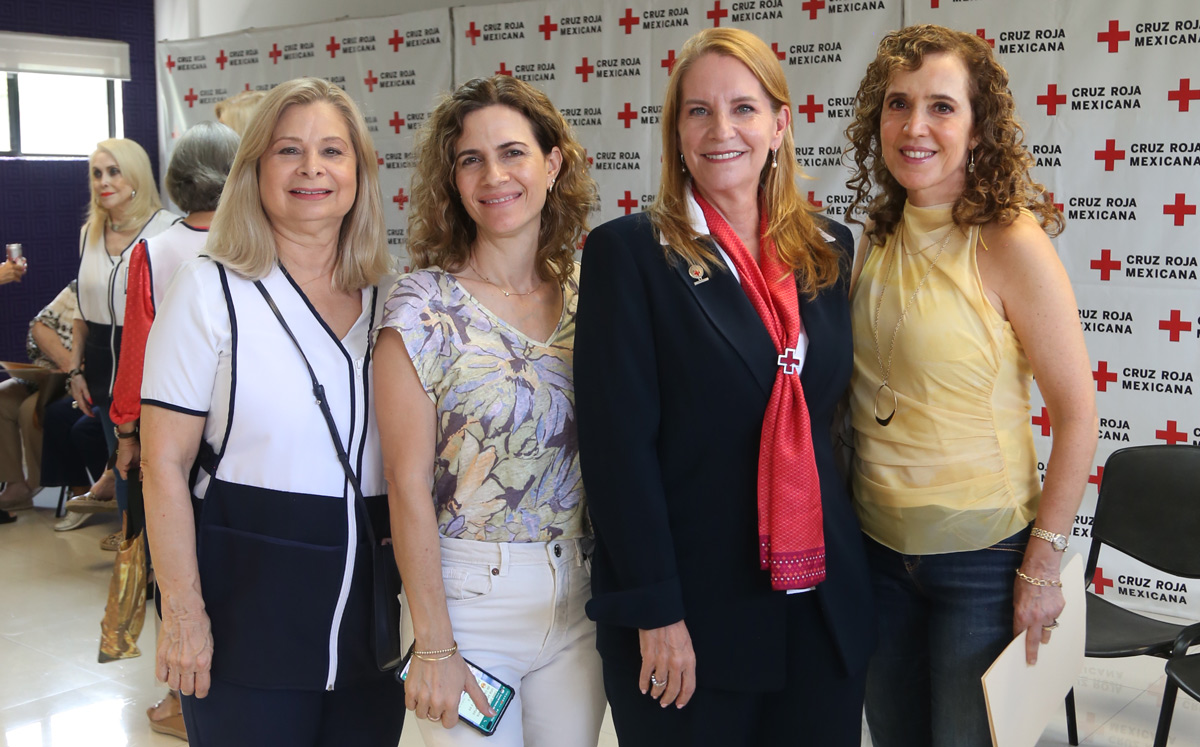 Sandra Leal de Alcorta, Daniela de González, Maricarmen Herrera de De la Torre y Janeth Ancer / Foto: Roberto Alvarado