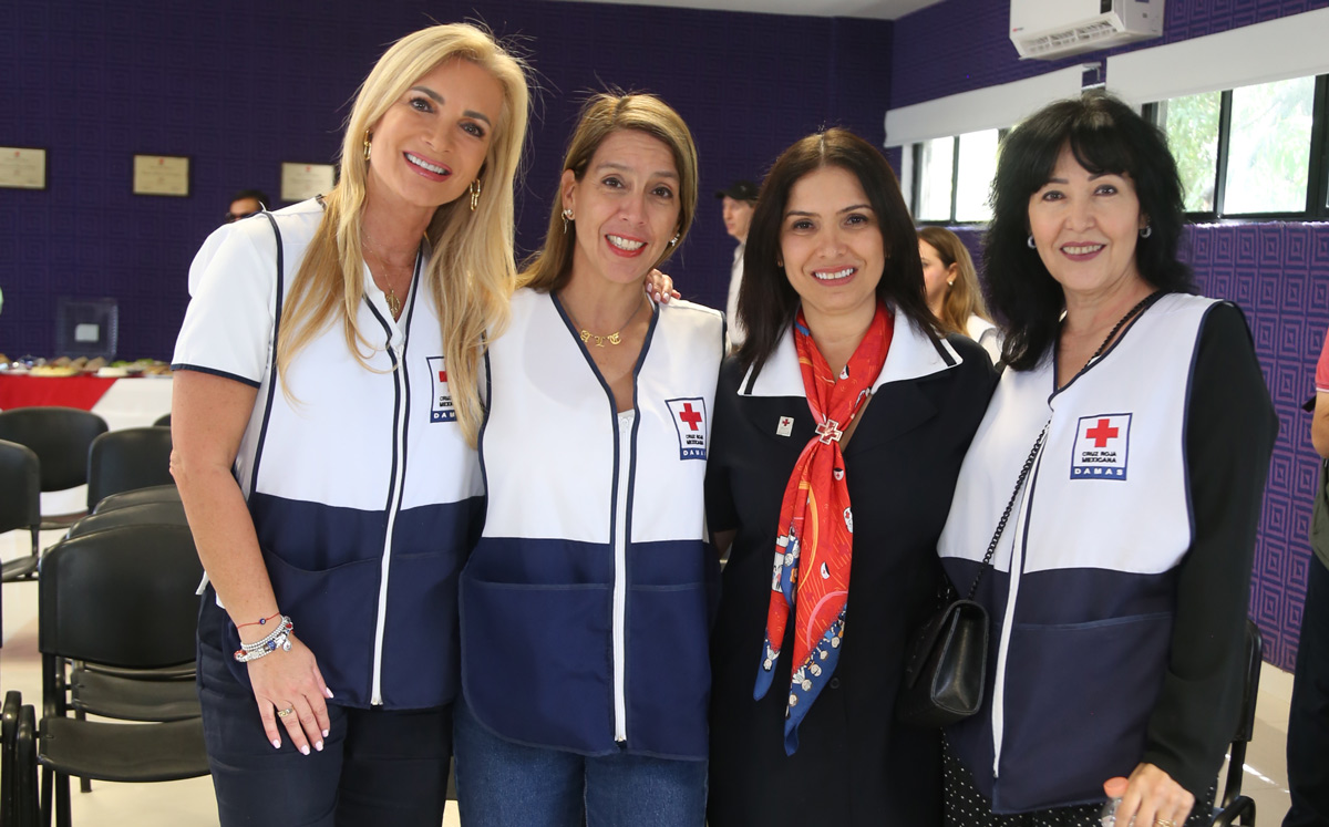 Vero Lepeley, Alejandra Gutiérrez, Mónica Díaz de Zambrano y Maricela Arriaga / Foto: Roberto Alvarado