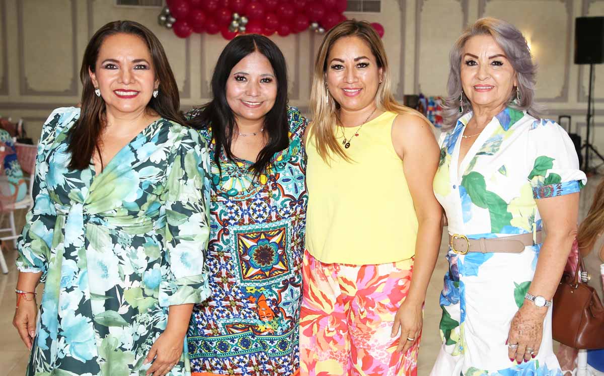 Janeth, Hortensia, Angie y Karla