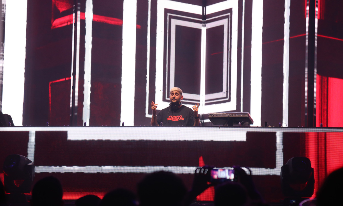 El Dj ofreció un espectáculo inolvidable / Foto: Roberto Alvarado