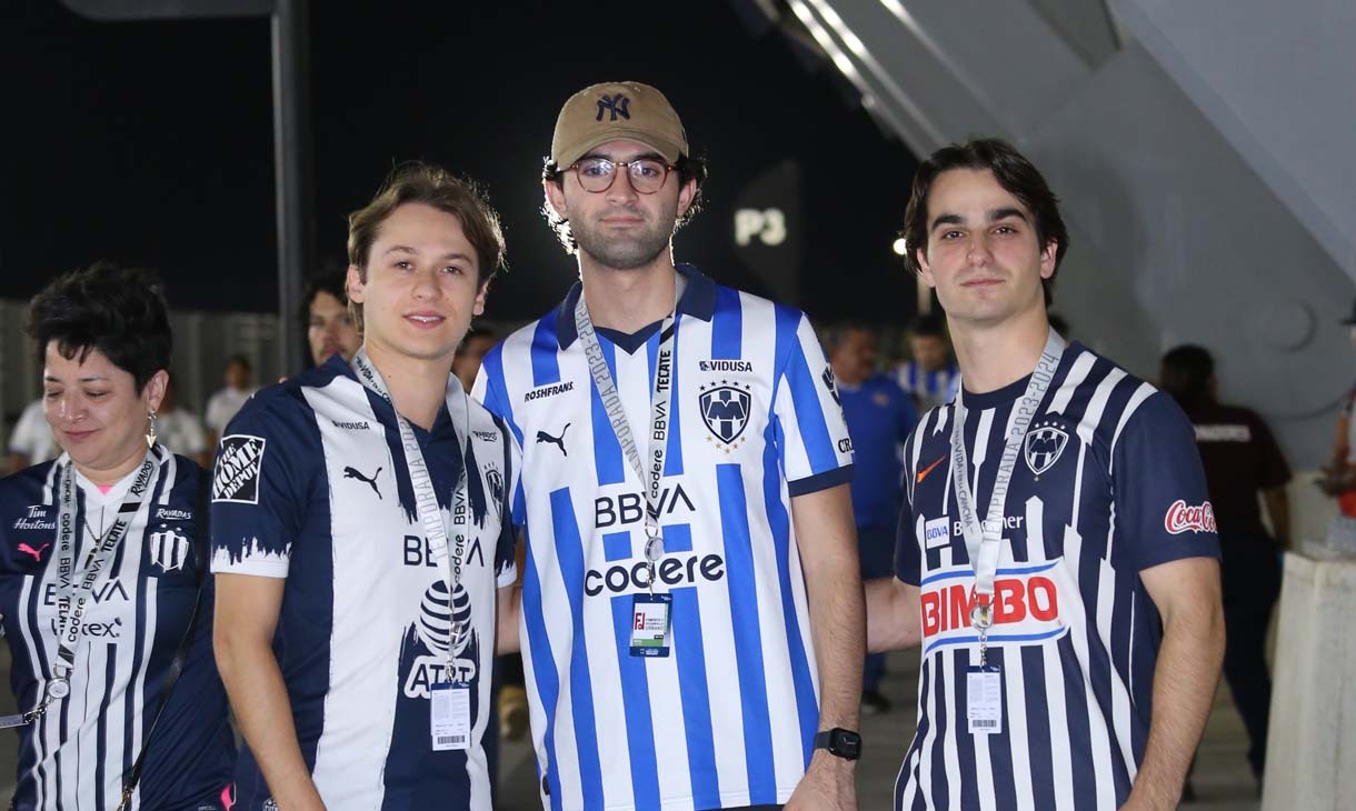 Lalo Garza, Juan Pablo Bustos y Rafael Rodríguez