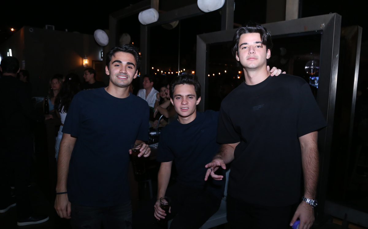 Daniel Gastelum, Gabriel Acosta e Isaac Carrillo / Foto: Roberto Alvarado