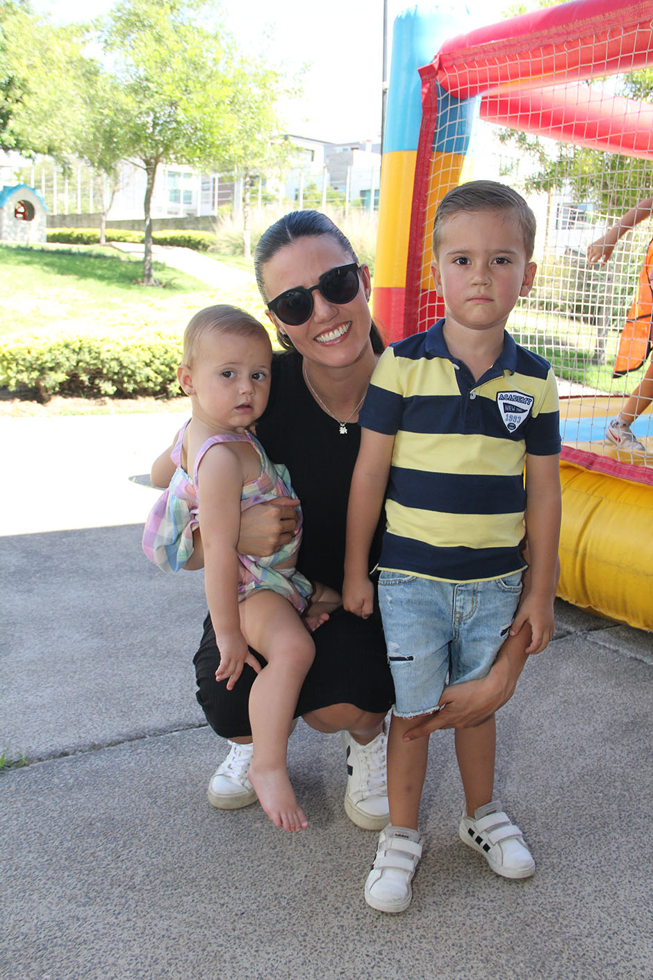 Daniela Alcaraz, María Inés Rizzo y Checo Rizzo