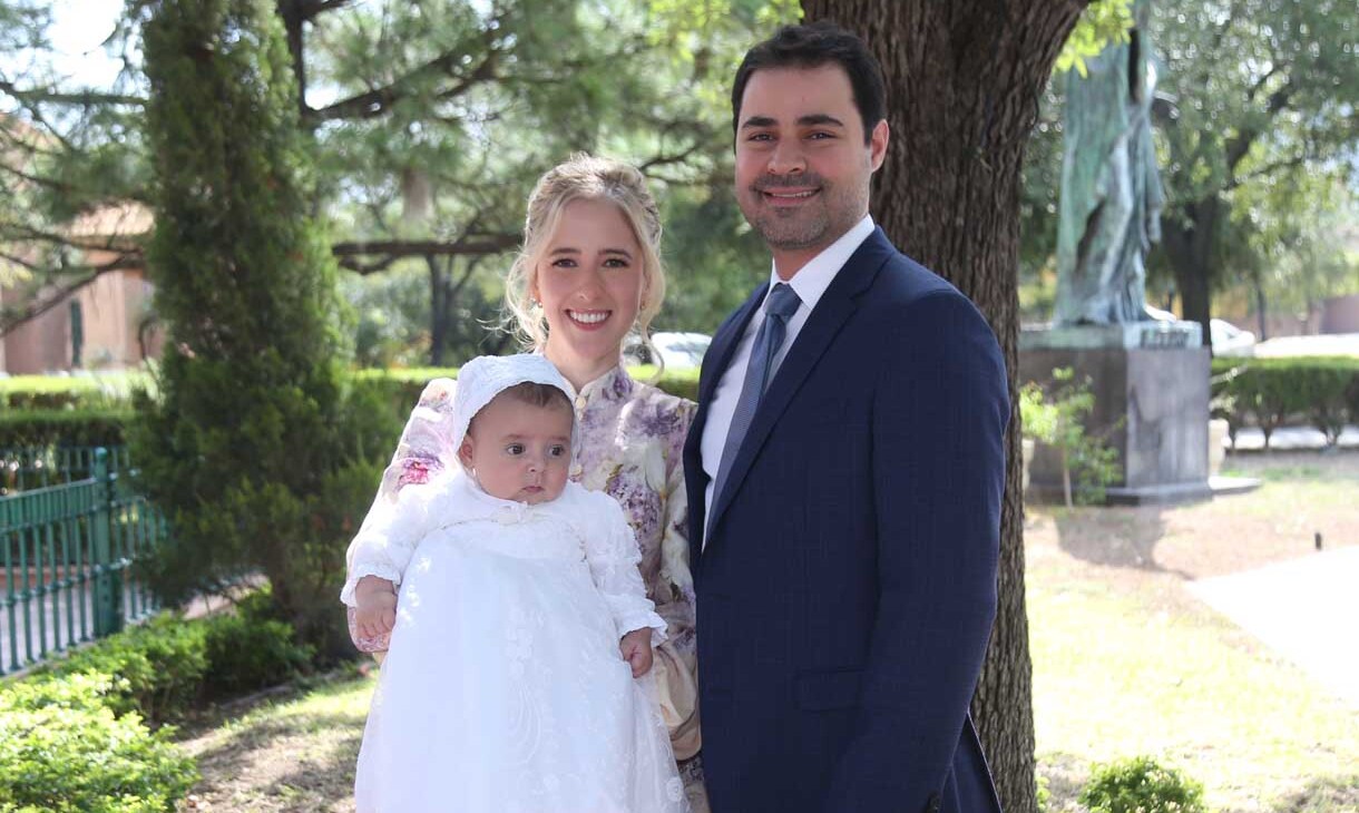 Regina Hauser, Marcelo Aldape y David Aldape