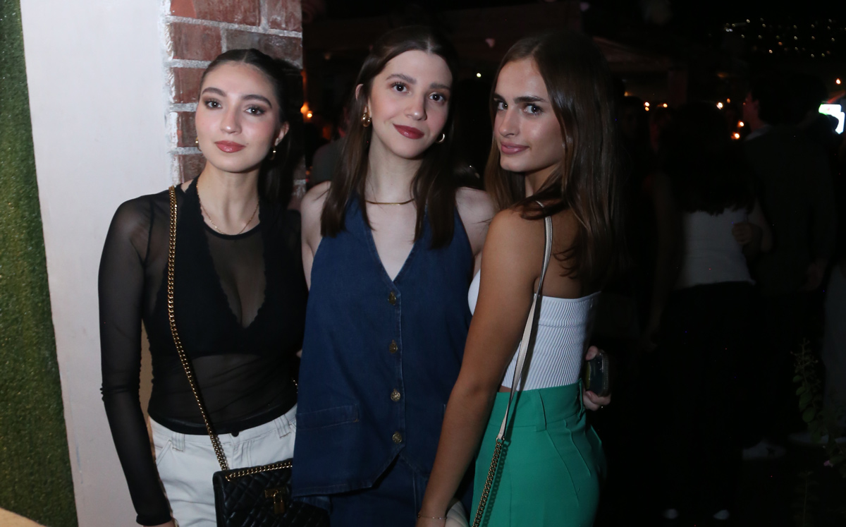 Isabel Fernández, Andrea López y Priscila González / Foto: Roberto Alvarado
