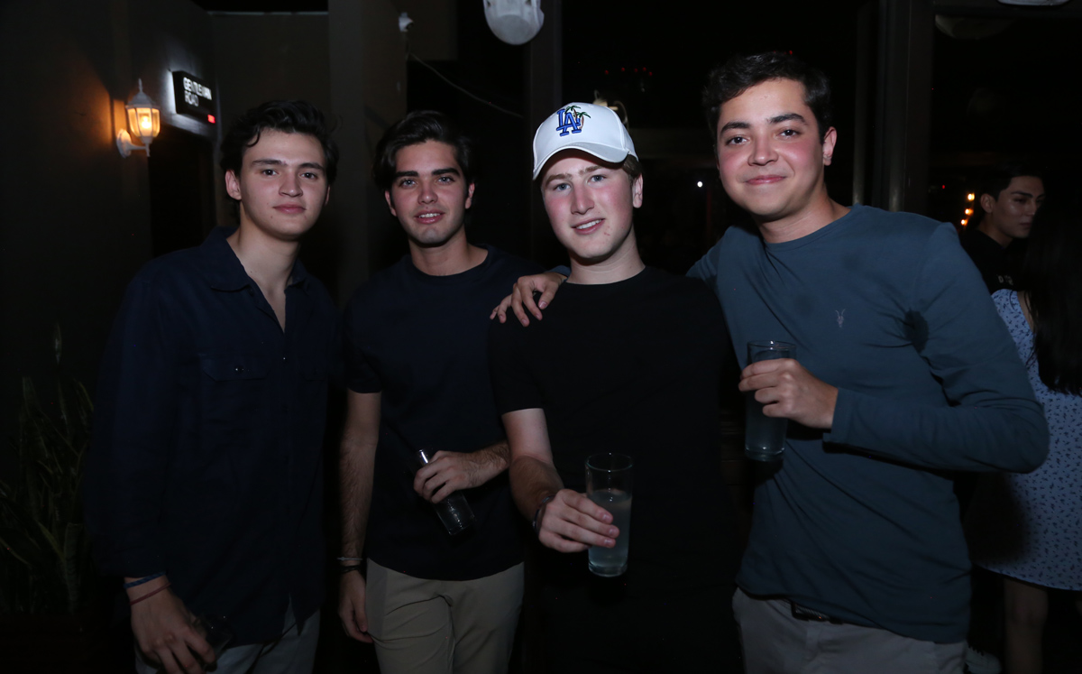 Mateo González, Emilio Ochoa, Pablo Villarreal y Papik Ramírez / Foto: Roberto Alvarado