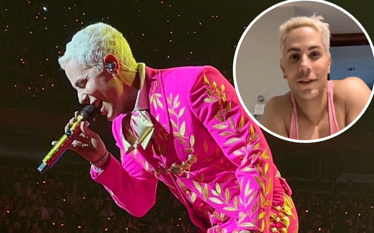 Christian Chávez y el traje de charro rosa que desató críticas en redes (Foto: Instagram)