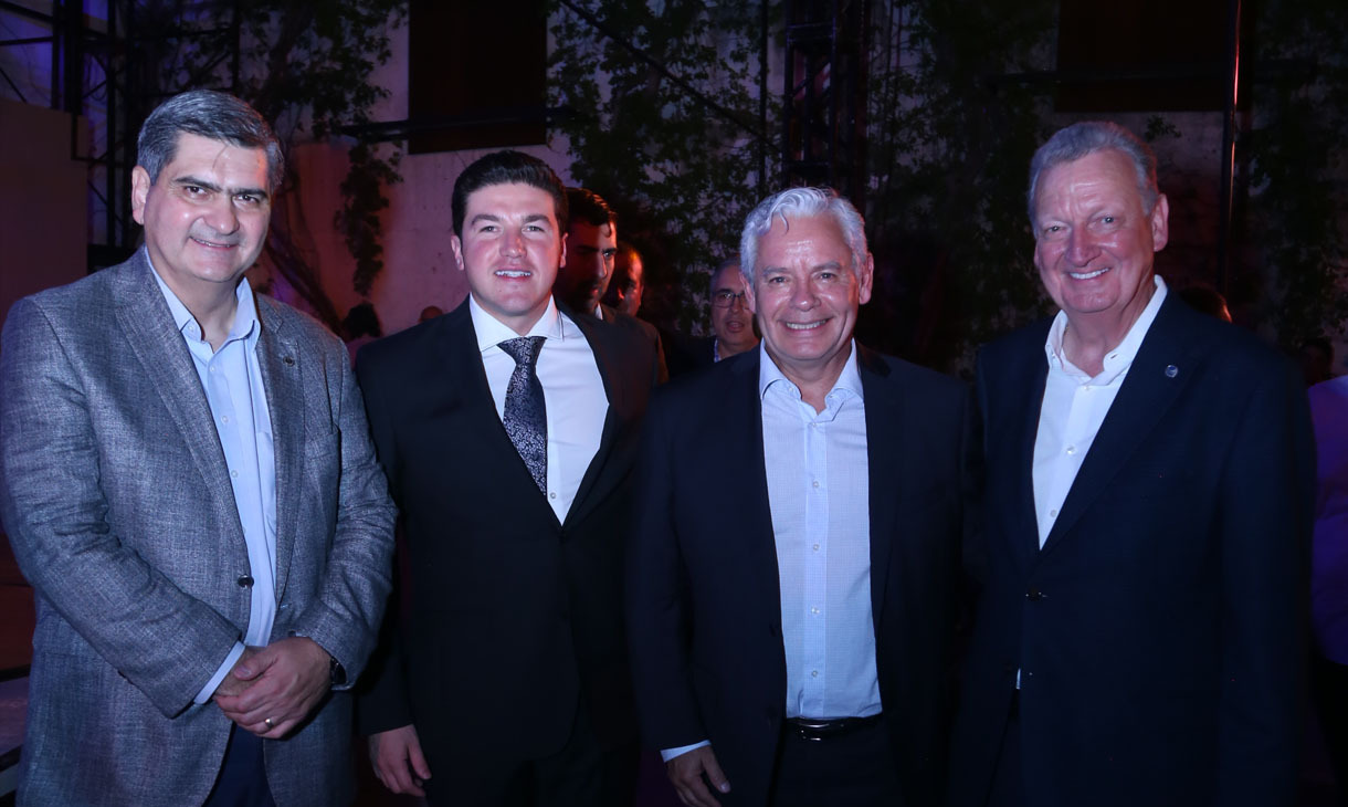 David Garza, Samuel García, Mario Adrián Flores y Ricardo Saldívar