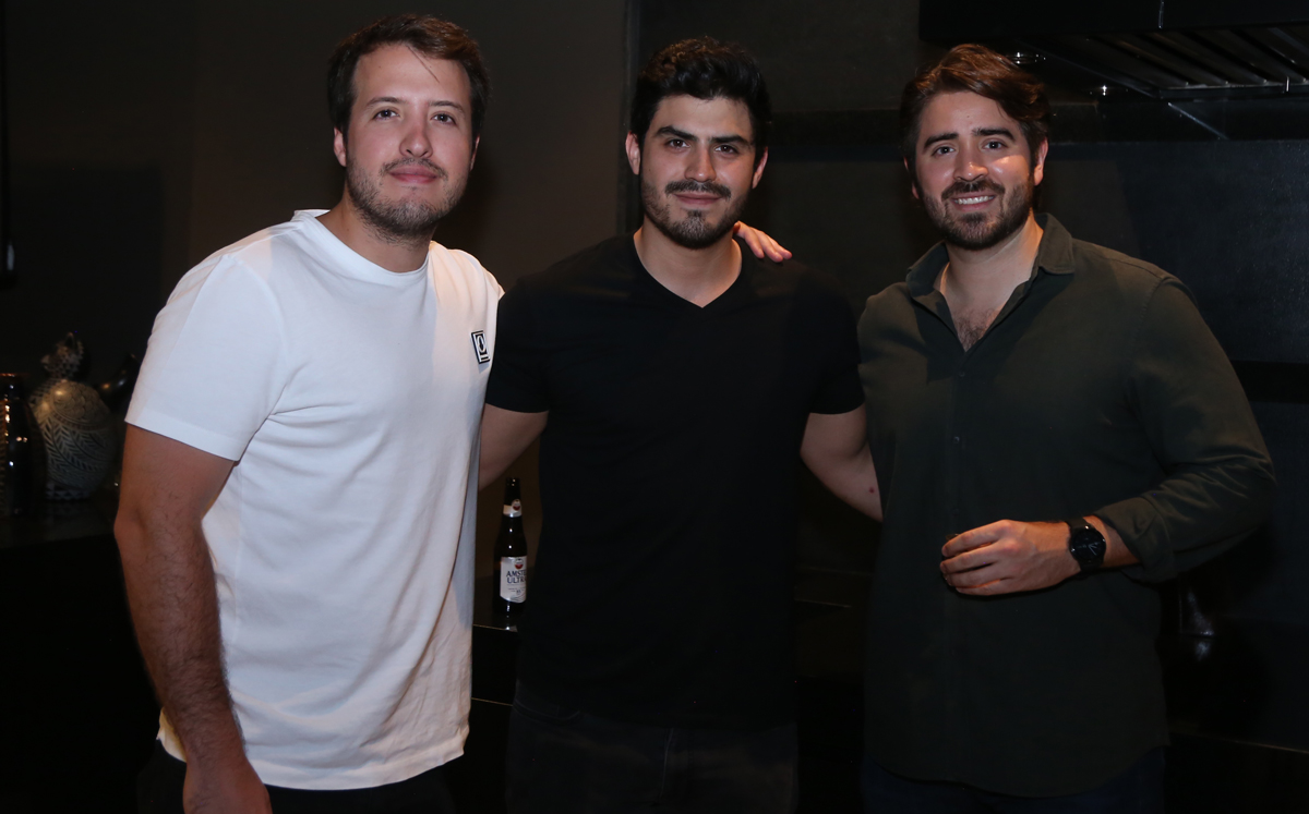 Adrián Rodríguez, José González y Adrián Barraza / Foto: Roberto Alvarado