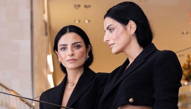 Aislinn Derbez se arriesga en Venecia con exclusivo conjunto nude (Instagram)