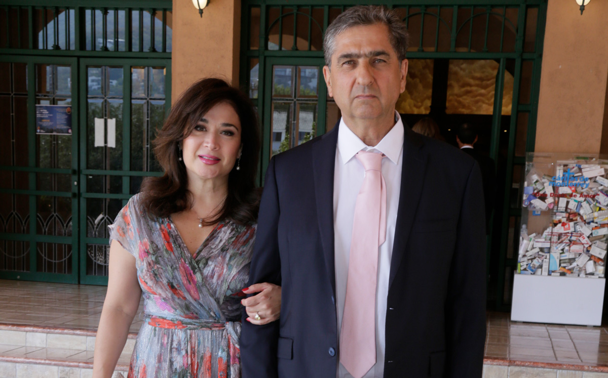 Bárbara Barceló de Náder y César Náder / Foto: Omar Valdez