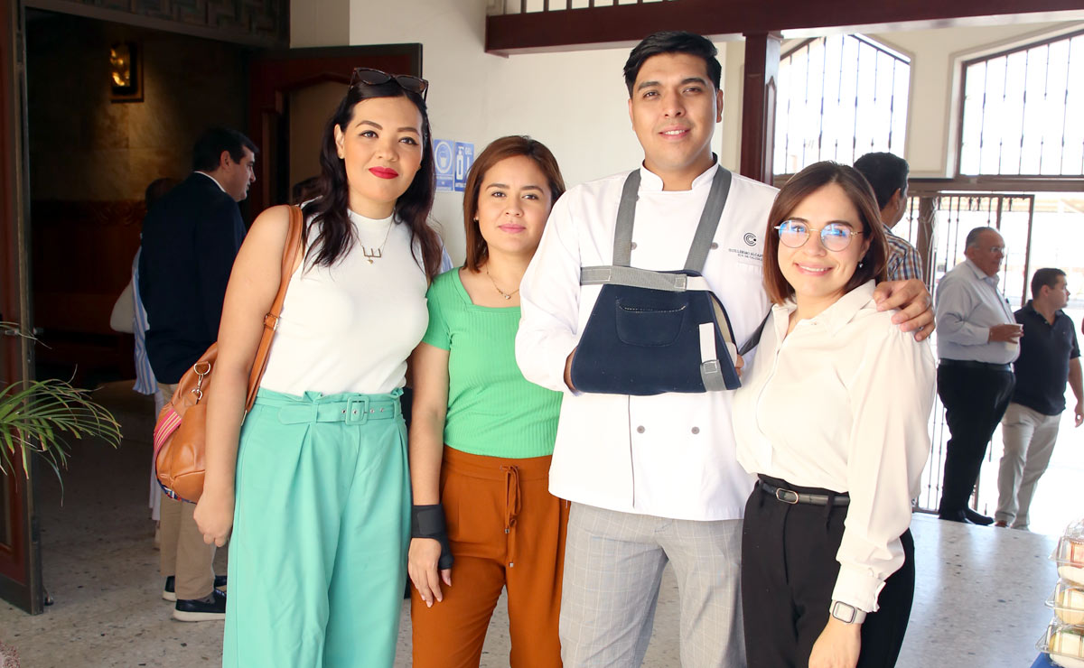 Eli, Leonor, Guillermo y Estefanía