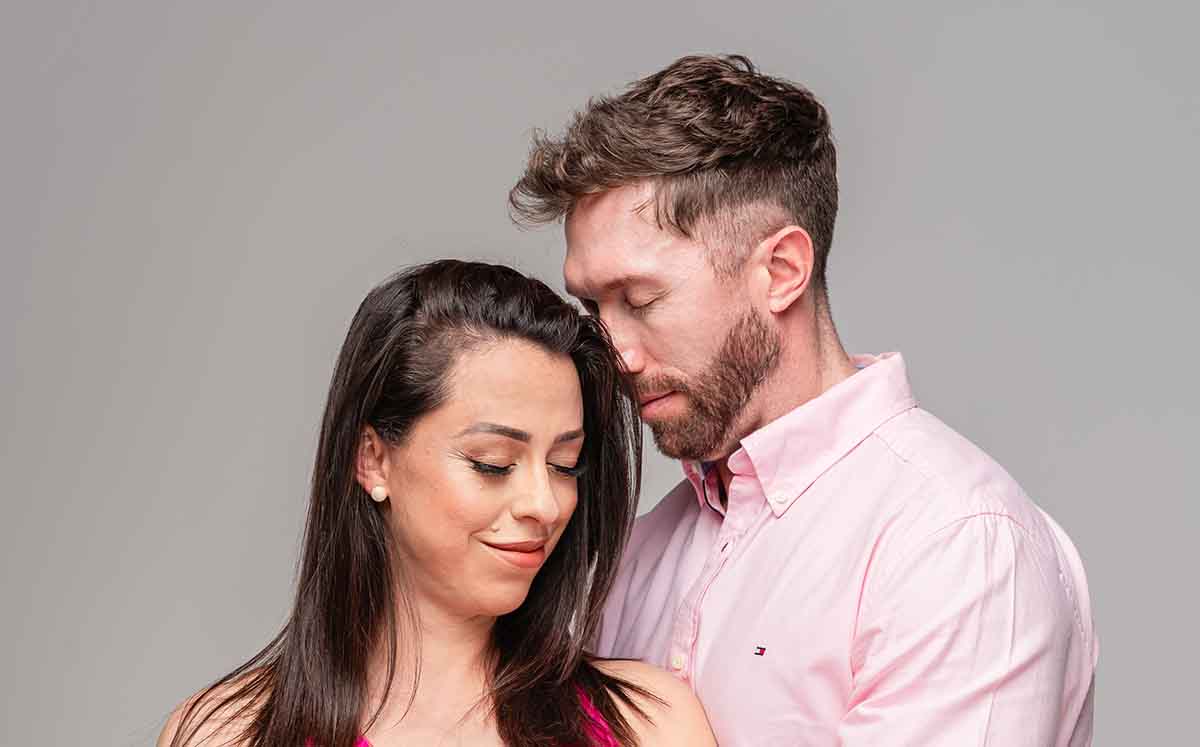 Patrick Loliger y Analicia Ramírez reciben a Luciana