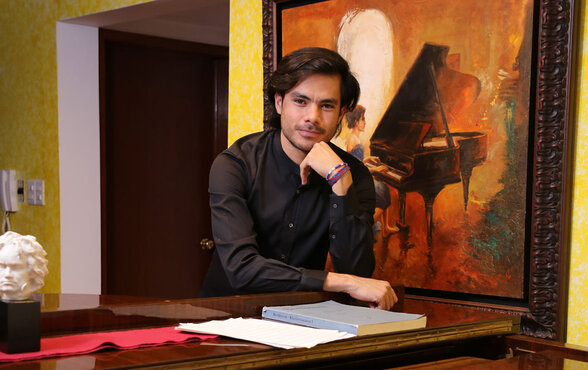 Ricardo Acosta revela algunos datos sobre los proyectos que lo traen de regreso a México. (Fotos: Jaime Jiménez)