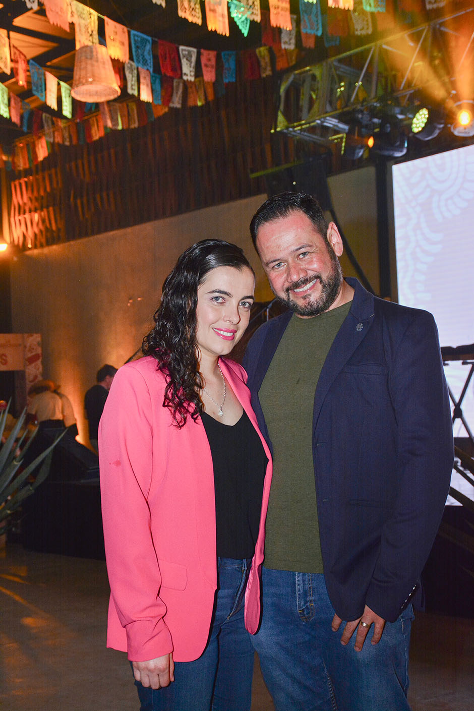 Isabel Medrano y  Carlo Cardona