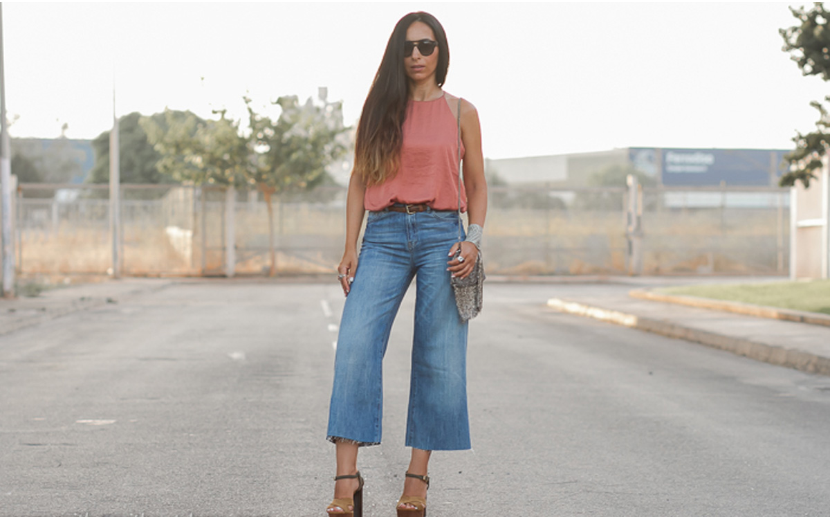jeans culotte