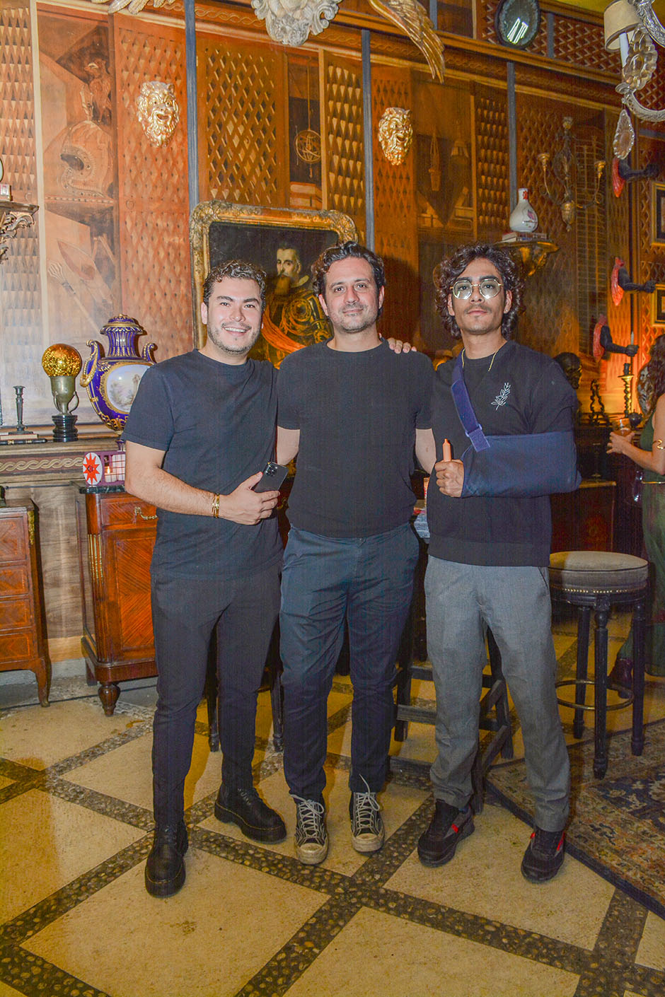 Omar Alcalá, Diego Robles e Irving de León