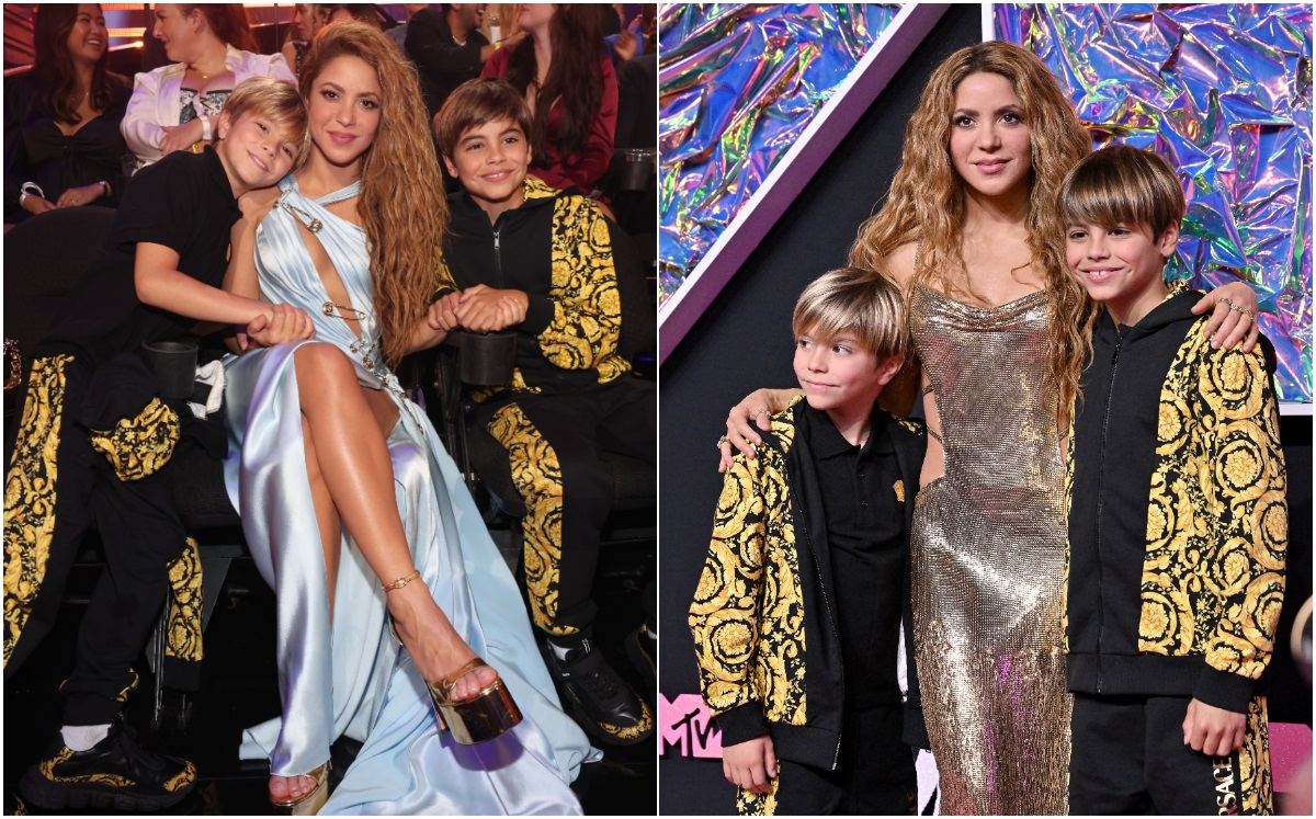 Cuánto cuestan los millonarios looks de los hijos de Shakira en MTV VMAs (Foto: Getty)