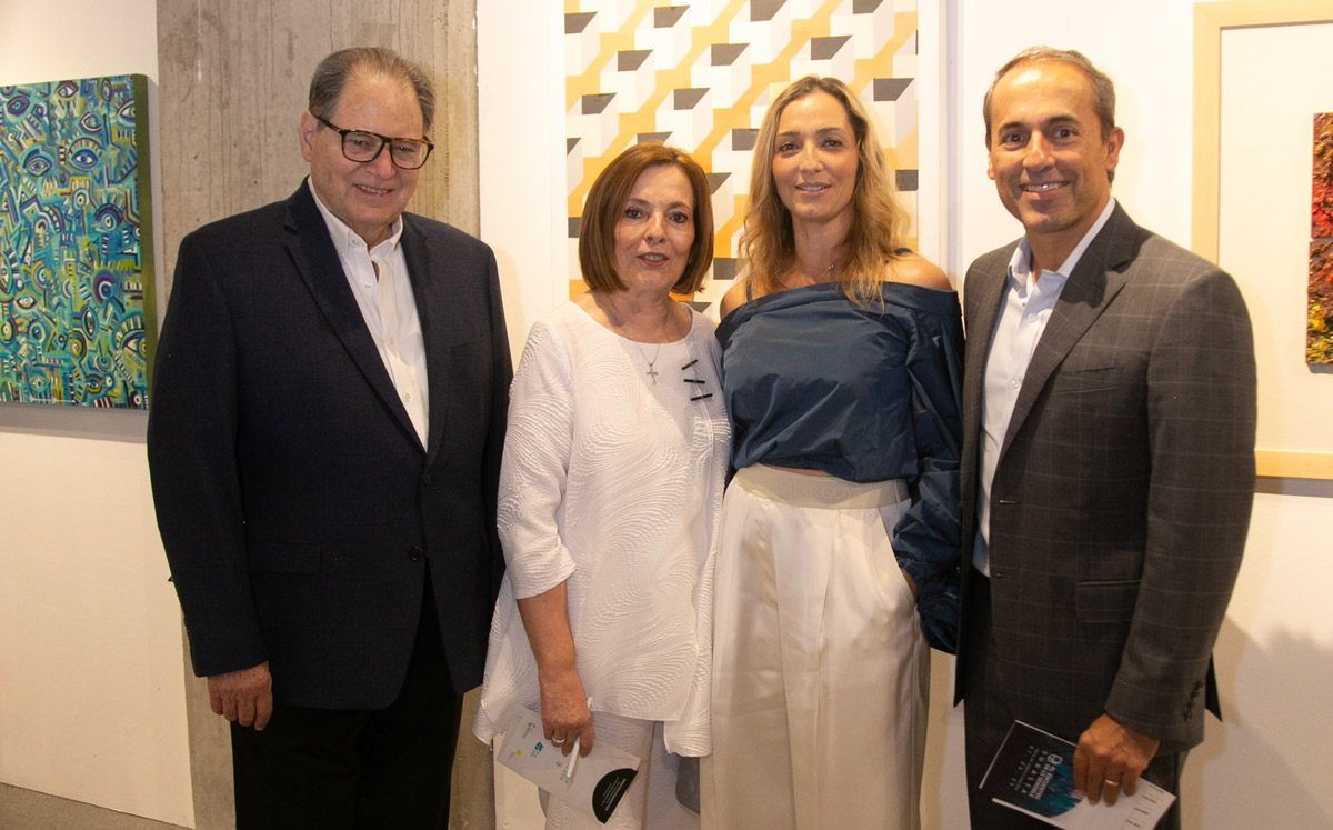Javier Martínez, Rosa María González de Martínez, Verónica Rodríguez de Clariond y Federico Clariond / Foto: Omar Valdez y Roberto Alvarado