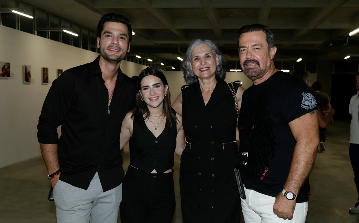 Ramsés Alemán, Fernanda Urdatilleta, Marisela Cheretti y Miguel Alemán / Foto: Omar Valdez