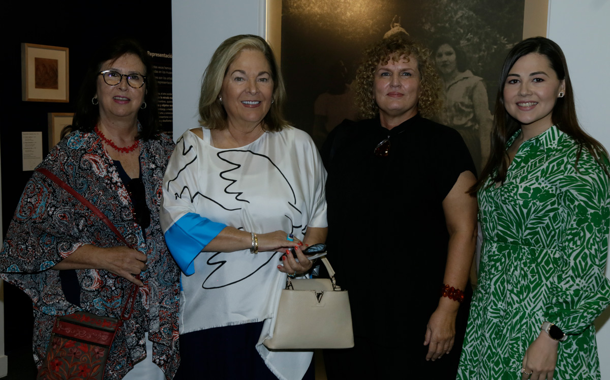 Rosa María González, Liliana Melo de Sada, Inés Sáenz e Isa Gutiérrez / Foto: Omar Valdez