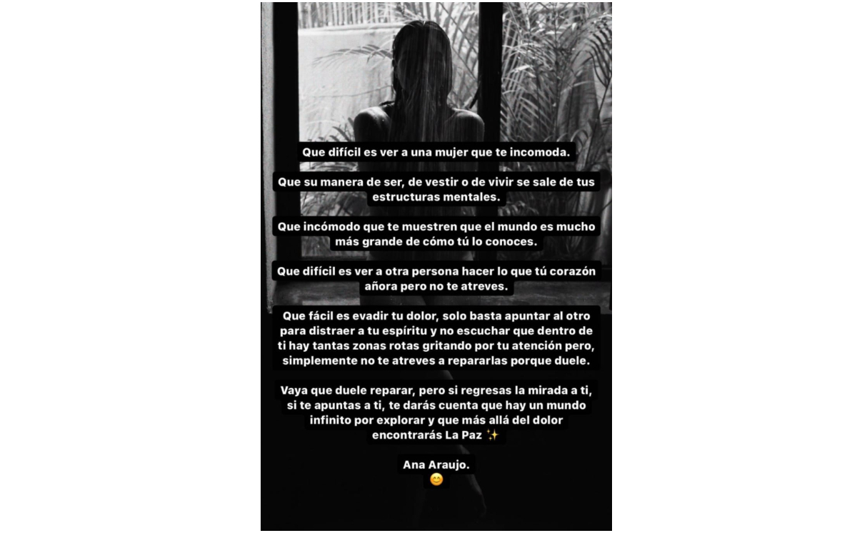 Ana Aarujo, esposa de Pablo Lyle, responde ante críticas por nuevo novio (Foto: Instagram)