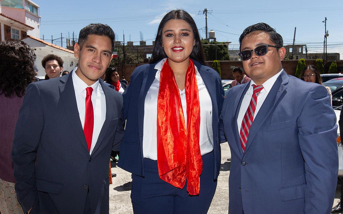 Ignacio Castillo, Fernanda Corona y Javier Santos