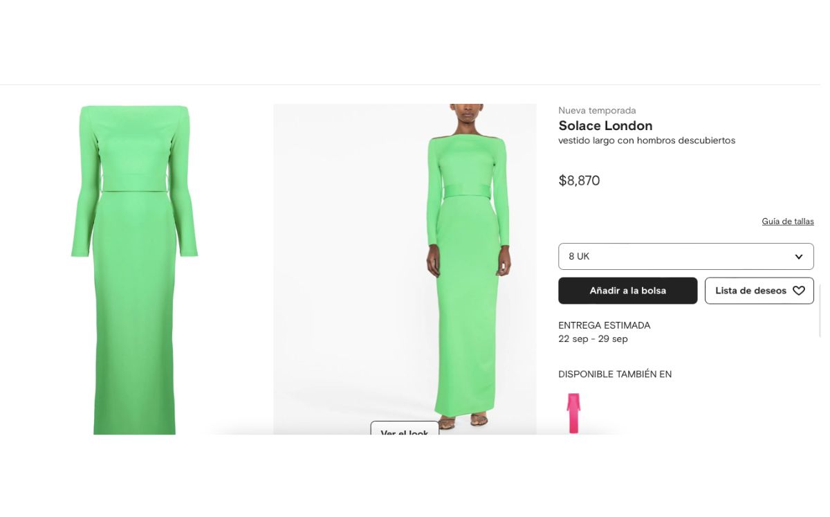 Mariana Rodríguez: Precio de su vestido verde del 15 de septiembre (Vestido)