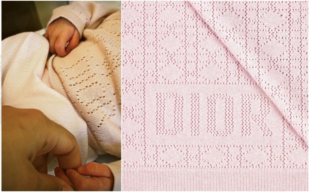 Cazzu y Christian Nodal ya visten a su hija recién nacida de Dior (Foto: Instagram)