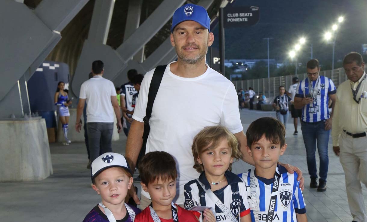 Álvaro Zambrano, Teo Zambrano, Sebastián González, Luca Zambrano y Rodrigo González