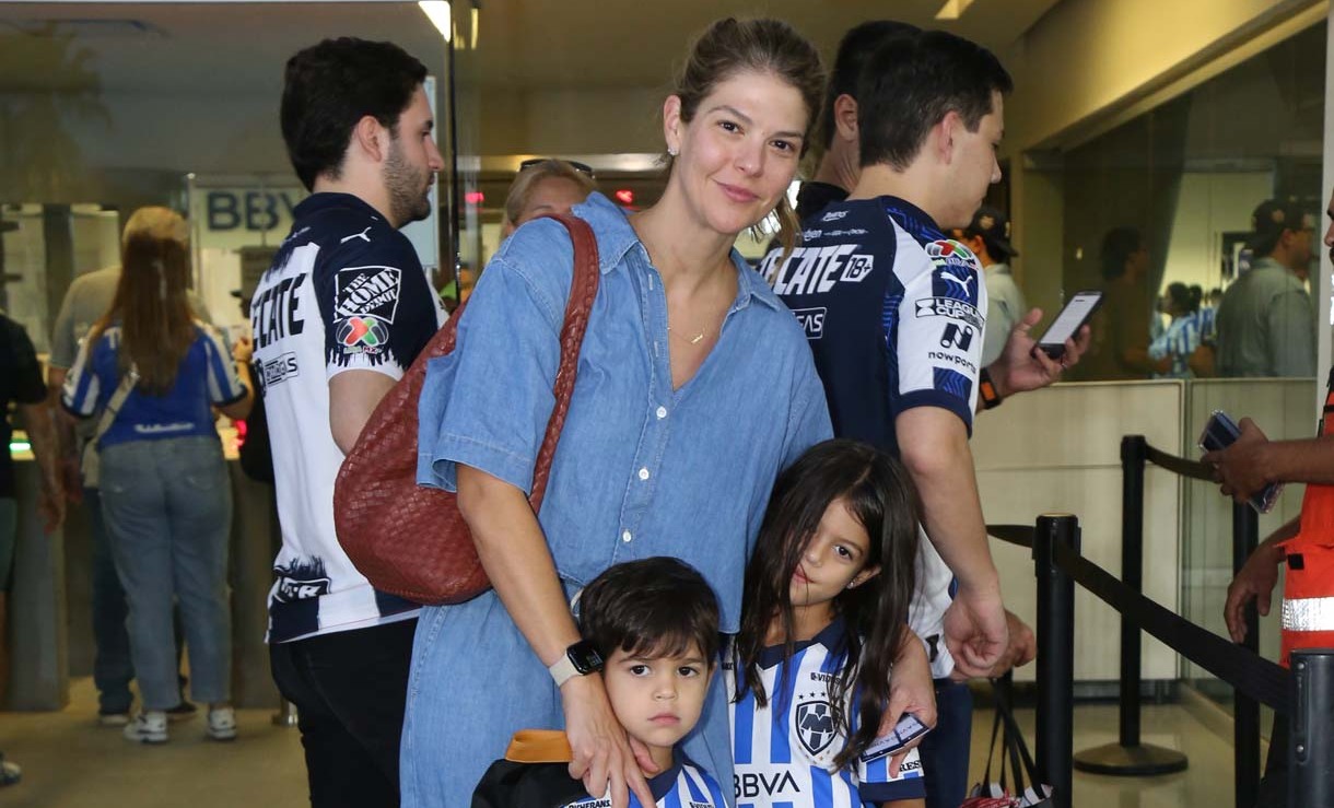 Magda Garza, Camila González y Mateo González