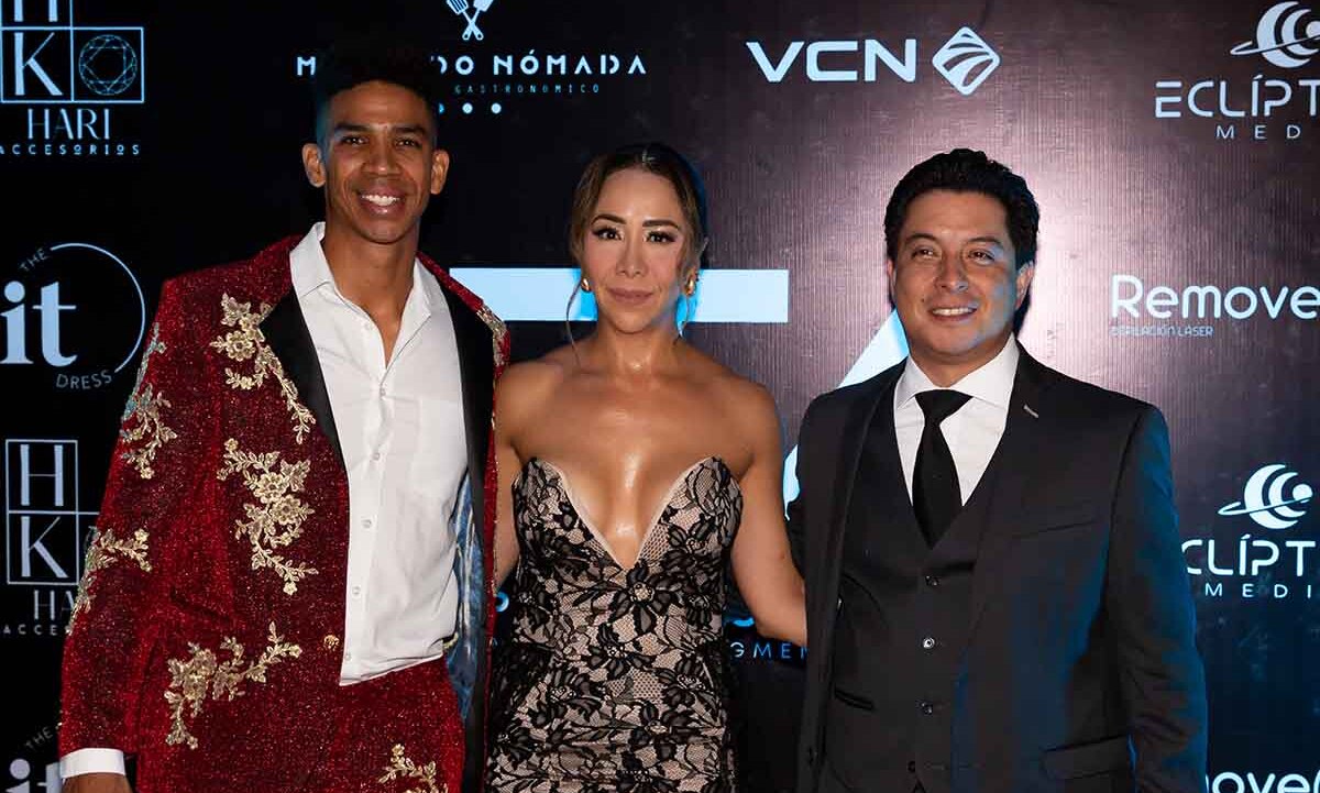 Frank Holness, Stefani Karíme Yepes y José Alonso Canales (Fotos: Manuel Salgado)