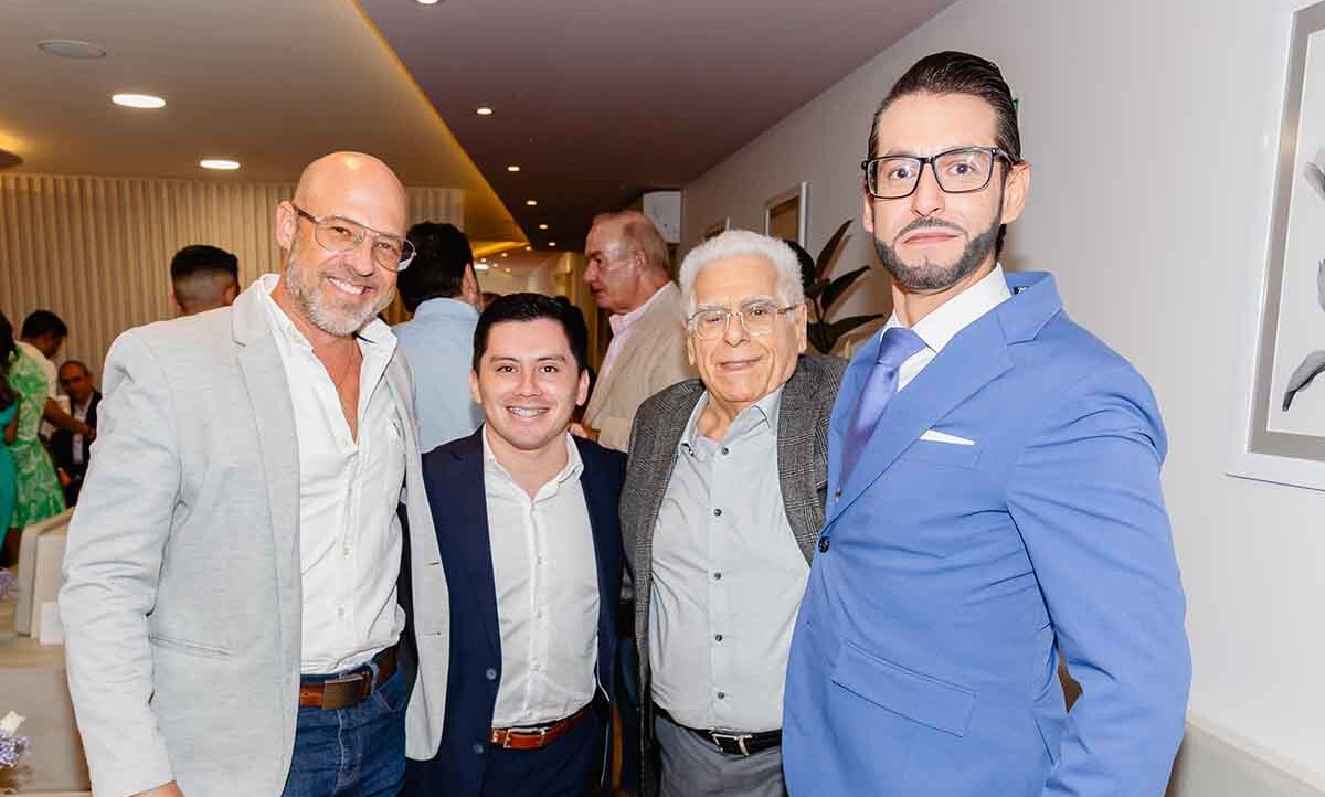 Ricardo Fayad, Ricardo Mendizábal, Italo Gaya y Bruno Gaya