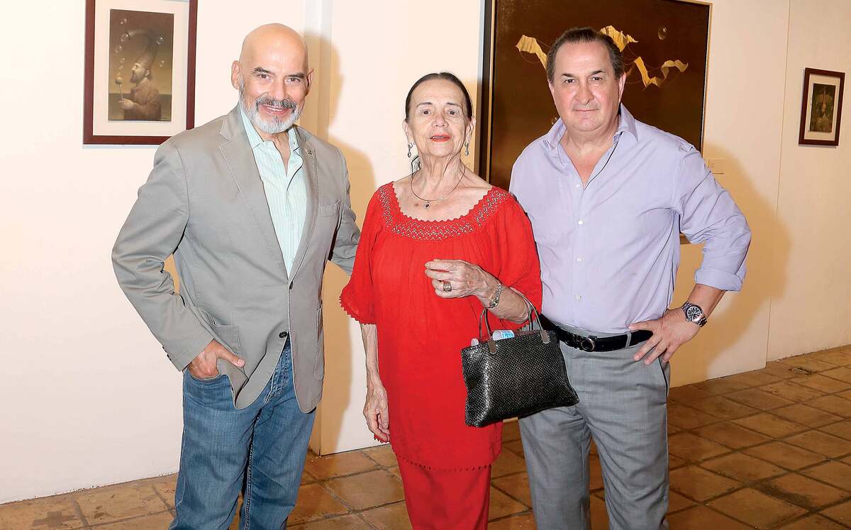 Alberto Villarreal, Rosario Zambrano y Ricardo Cisneros