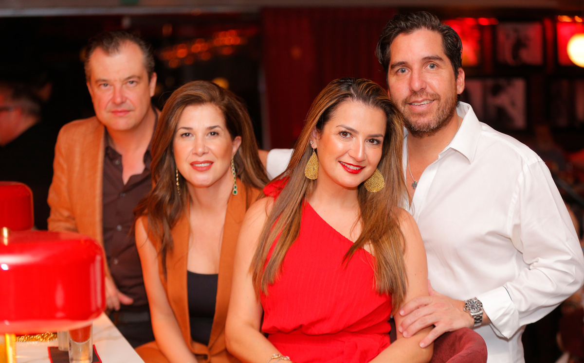Christian Rodríguez, Mónica Rodríguez, Dany Fernández y Neto Fernández / Foto: Staff Chic